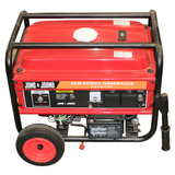 Electric Start 7HP 3KW Petrol Generator Single Phase 240v