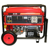 18HP 7.2KW Petrol Generator Single Phase 240v + 3 Phase 415v - Electric Start