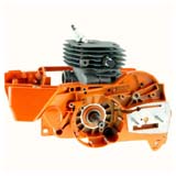 Complete Engine Motor 48mm Cylinder Crank Case Shaft For Husqvarna 365 Chainsaw