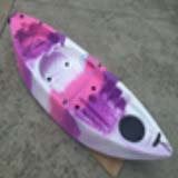 Pygme Sunrise Angler Kayak with 1 adjustable rod holder Pink Purple White