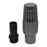 1.5" Poly Foot Valve and Strainer with Barb Water Pump Hose Suction