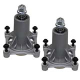 2x Spindle Assemblies Husqvarna Craftsman Poulan Pro Mowers 532187292 587819701