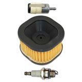 Chainsaw Service Kit Air + Fuel Filter Spark Plug For Gen 3 Baumr-Ag SX92 92cc