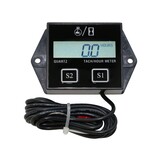 Digital Hour Meter Tachometer Tacho LCD ATV Motorcycle Generator Lawn Mower