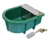 4x 9L Automatic Plastic Water Trough & Spare Float Auto Fill for Dog Cat Horse Bird