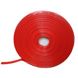 Red 150m x 1" 25mm ID Outlet Layflat Hose Lay Flat Water Hose for Transfer Pump 