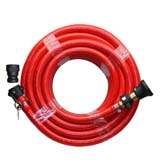 Fire Fighting Hose Kit 50m x 1 inch 25mm ID Fire Rated Outlet Fighter Water Pump