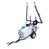 100L Electric Weed Sprayer Tank with Trailer and 3m Boom 12v DC Pump ATV Garden Farm Chemical