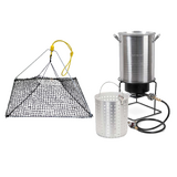 Square Folding Yabby Net x10 and Gas Power Cooker Combo
