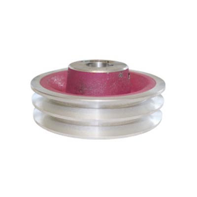 2B V Belt Pulley 5" Double Groove B Section 1" Bore with Keyway Pully