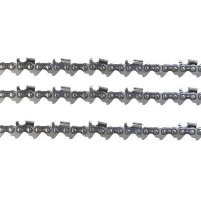 3x Chainsaw Chains Semi Chisel 325 058 76DL for Baumr-Ag Sx66 66cc 20" Bar Saw