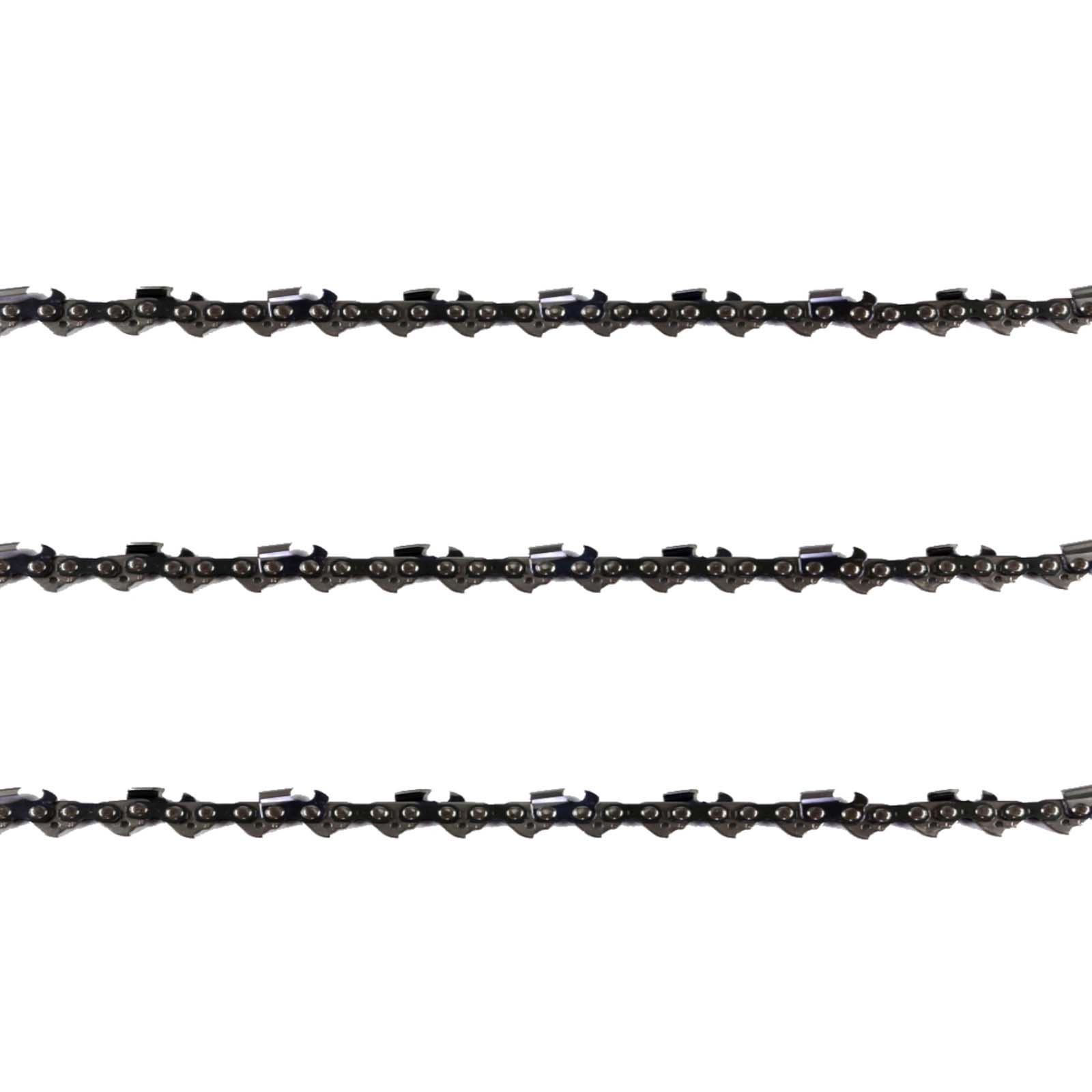3x Chainsaw Chains Semi 3/8 058 72DL for Solo Saw 20" Bar 603 609 670 694 etc
