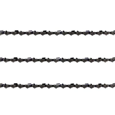 3x Chainsaw Semi Chisel Chains 3/8LP 043 46DL for 12" Bar