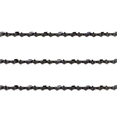 3x Chainsaw Full Chisel Chains 3/8LP 050 44DL for Stihl 12" Bar Woodboss Polesaw