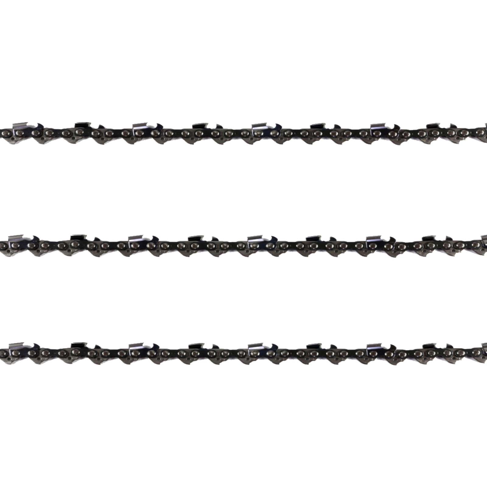 3x Chainsaw Semi Chisel Chains 3/8LP 050 52DL for McCulloch 14" Bar CS360 CS370