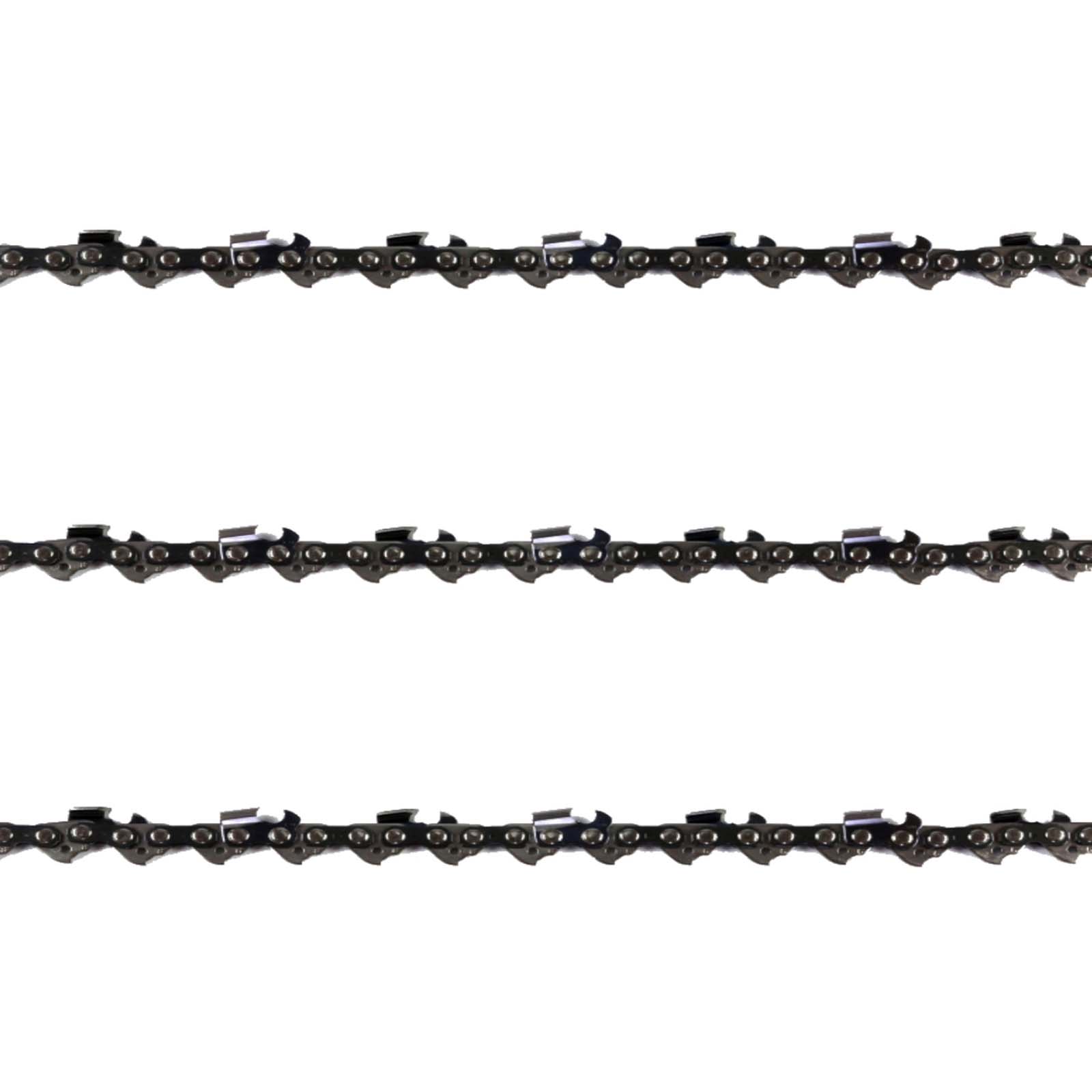 3x Chainsaw Semi Chisel Chains 3/8LP 050 56DL for Black And Decker 16" Bar Saw