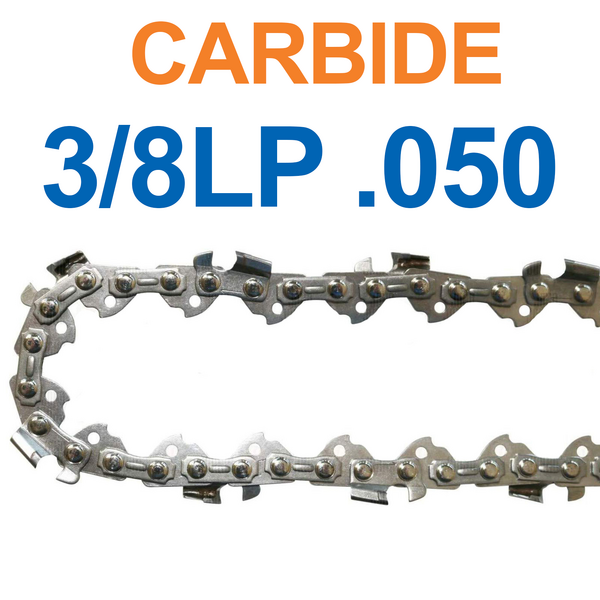 1X 3/8LP 050 45DL Semi Chisel Tungsten Carbide Chainsaw Chain