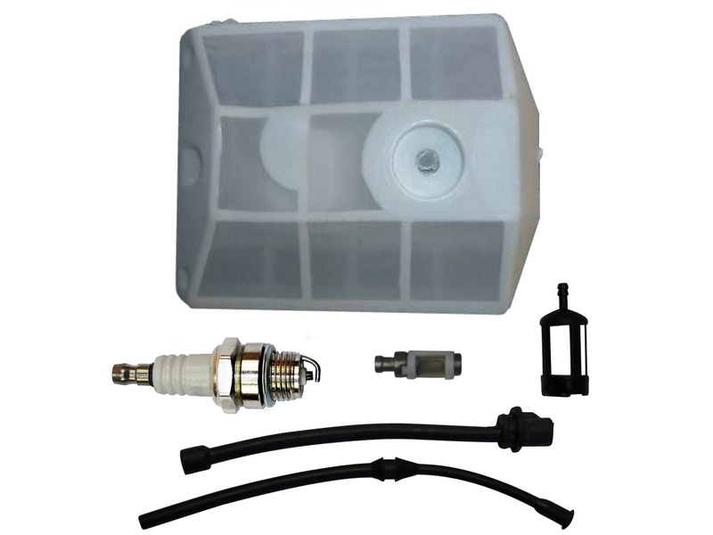 62cc 61.5cc Perla Barb V2 Chainsaw Service Kit Air Fuel Oil Filter Hose S/Plug