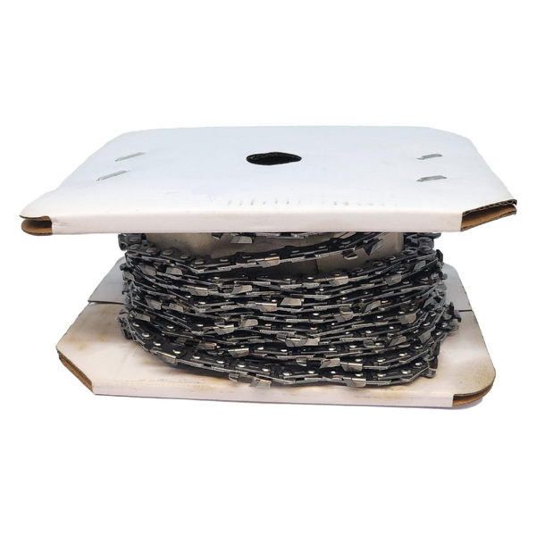 25ft Roll of Carbide Tungsten Chainsaw Chain 3/8LP 050 Semi Chisel Saw