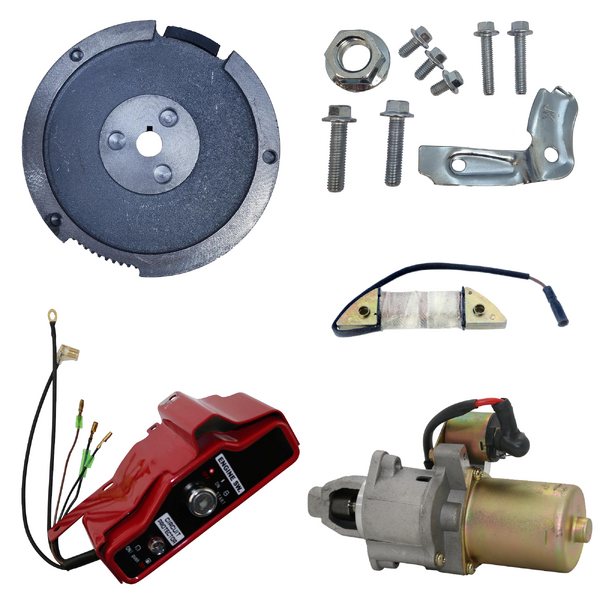 Electric Start Conversion Kit For Honda GX240 GX270 Starter Motor Flywheel etc
