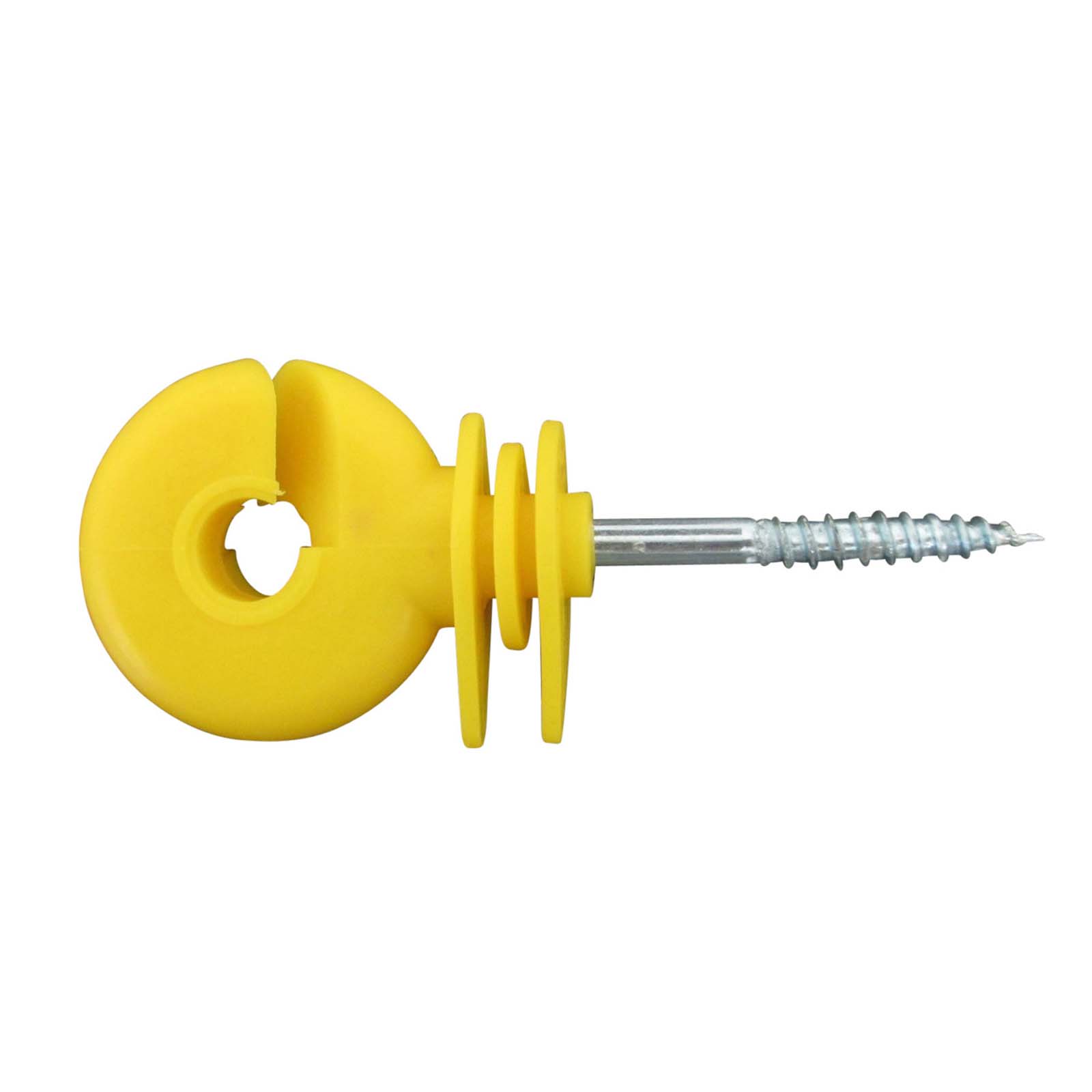 50x Screw In Insulator - Electric Fence Polywire Poly Wire Rope Wood Post
