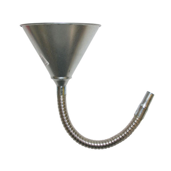 5-1/2" Metal Funnel With Strainer & Flexible Extension