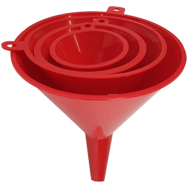 Mini Funnel Set Sizes 50mm | 75mm | 95mm | 114mm Funnels