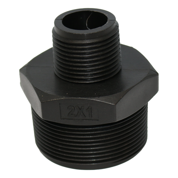 Threaded Nylon  2" x 1" BSP Reducing Nipple Male Fitting