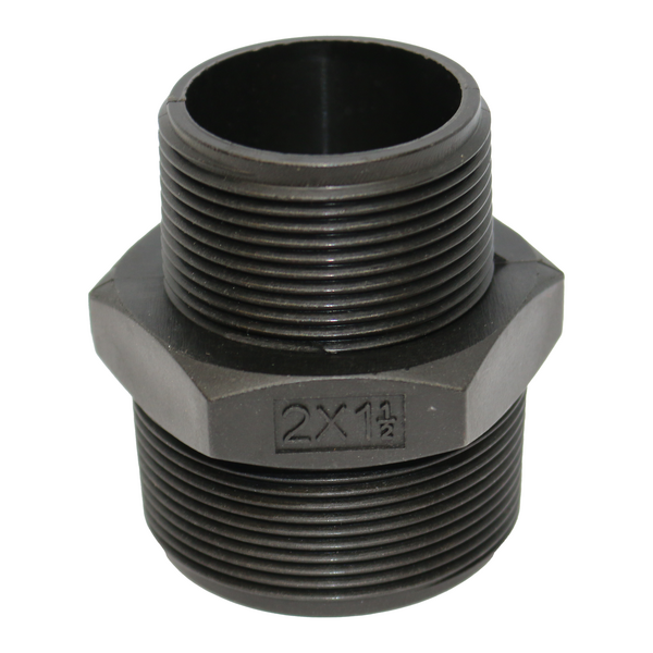 Threaded Nylon 2" x 11/2" BSP Reducing Nipple Male