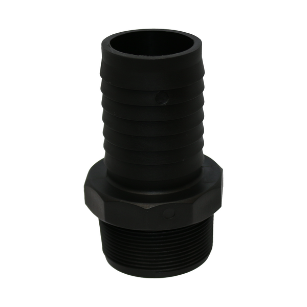 Nylon 2" BSP Male thread x 2" Hose Barb Fitting