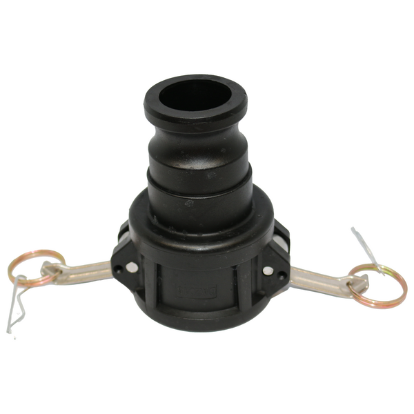 Nylon 2" C Type Camlock Coupler x 1.5" Camlock Adapter