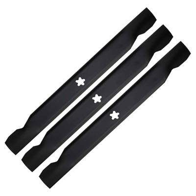 x3 Bar Blades For 38" Husqvarna Craftsman Ride On Lawn Mower AYP 138497 131222