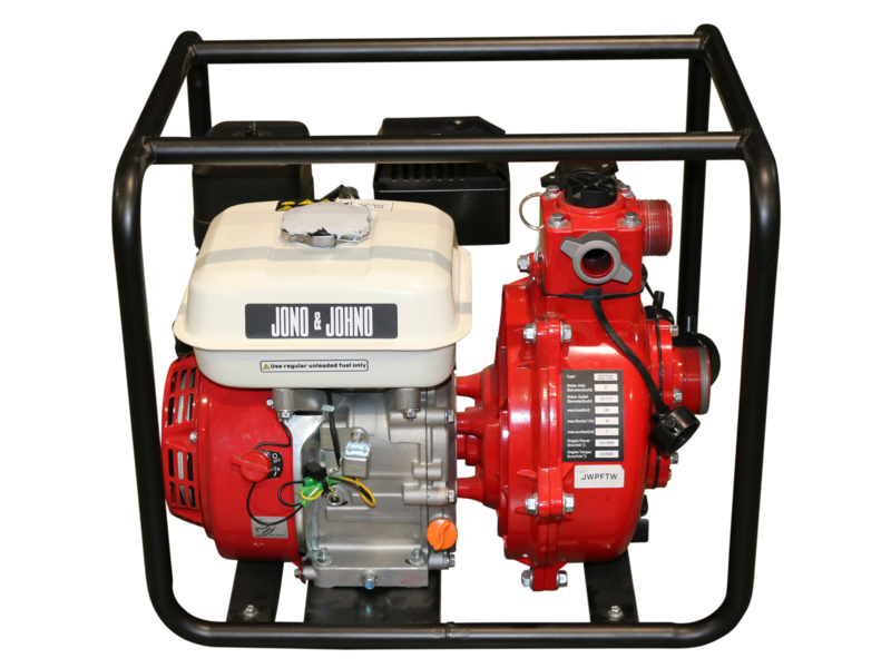 7HP Twin Impeller Recoil Start Water Fire Fighting Fighter Pump Transfer