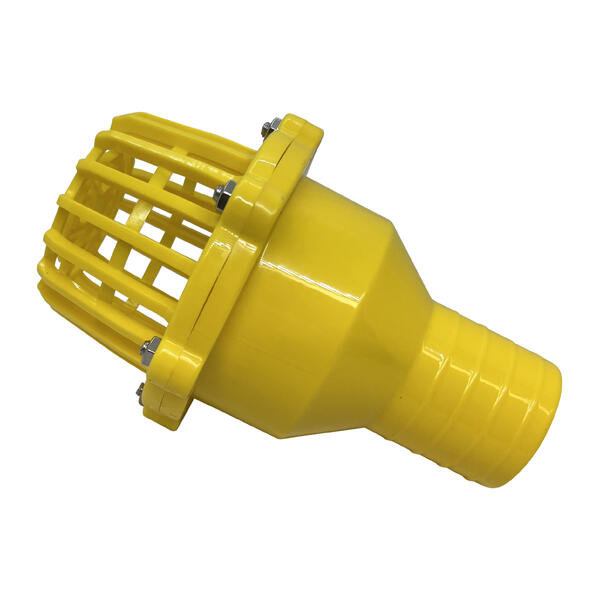 2" Plastic Foot Valve and Strainer with Barb Water Pump Hose Suction
