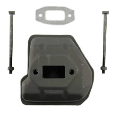 Muffler + Nuts Bolts and Gasket for SX72 Baumr-Ag Chainsaw 72cc