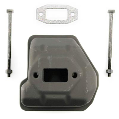 Muffler + Nuts Bolts and Gasket for Yukon TM-8200 82cc Chainsaw Chain Saw