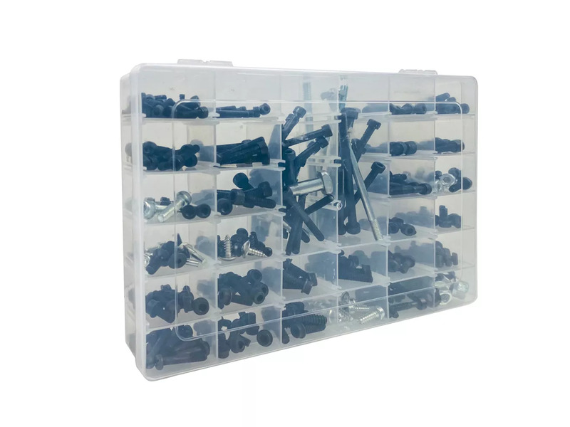 340IN1 Hexagon Flange Screws Nuts Kit For Most of Husqvarna Chainsaws
