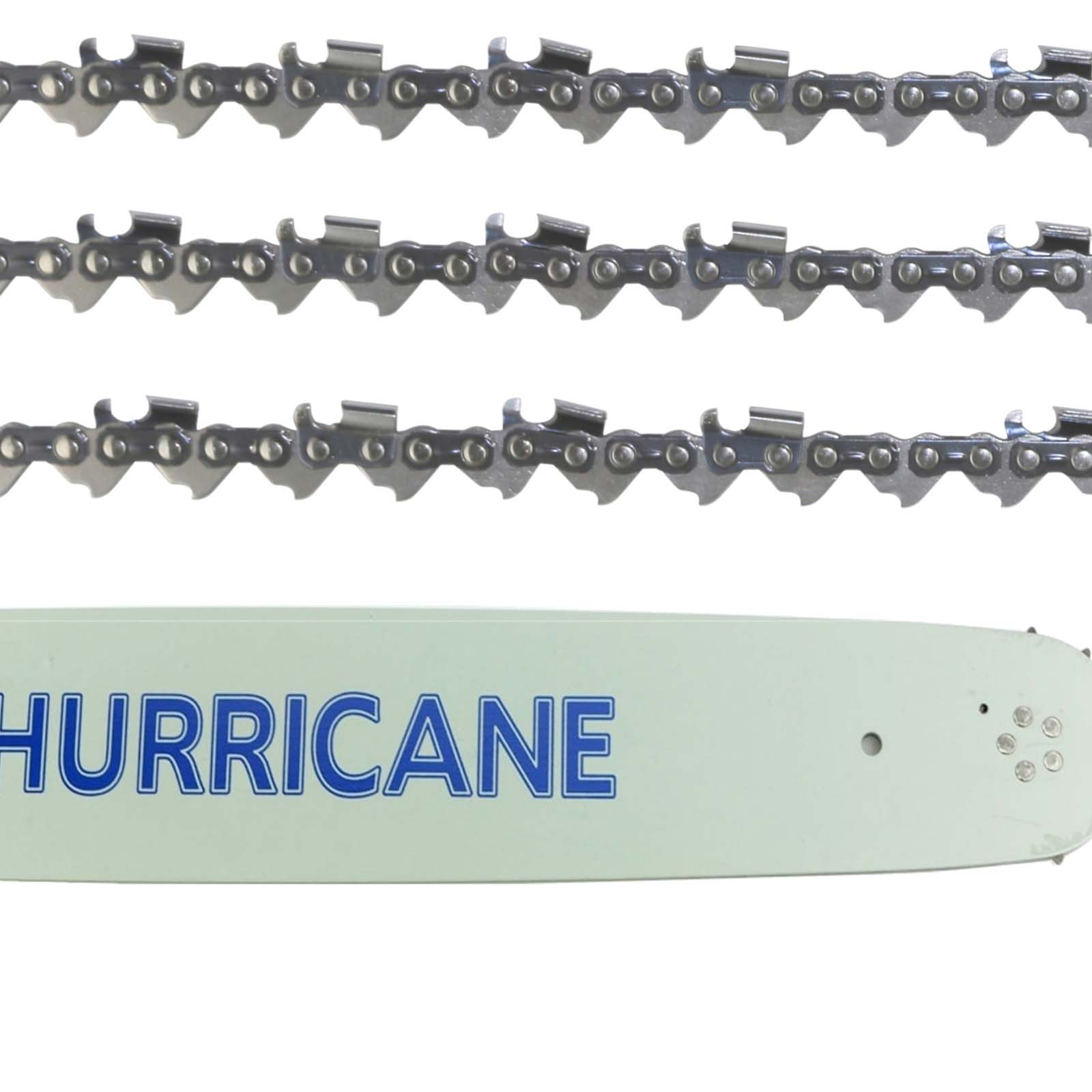 18" Bar and 3 Chain Combo for 45cc 52cc 58cc Starke Chainsaw 325 058 72DL