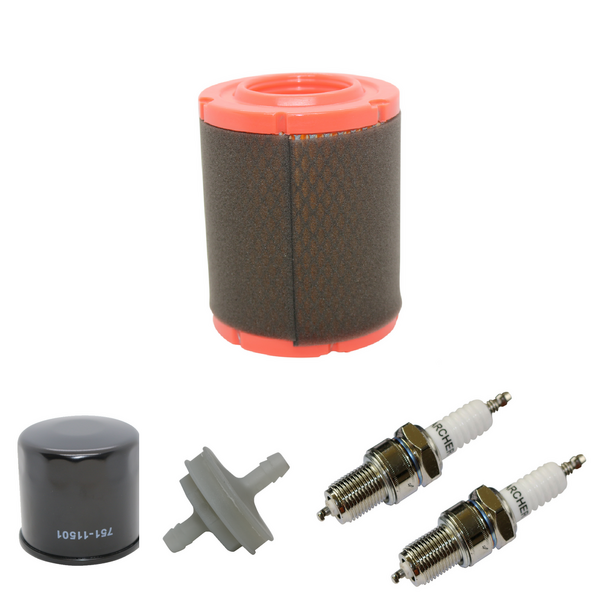 22HP JONO & JOHNO Vertical Shaft Service Kit Rubber Air Oil Fuel Filter Spark Plugs