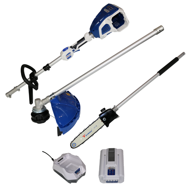 Zomax 58v Electric Multi Tool with Pole Saw and Brush Cutter Attachment 4.0AH Battery